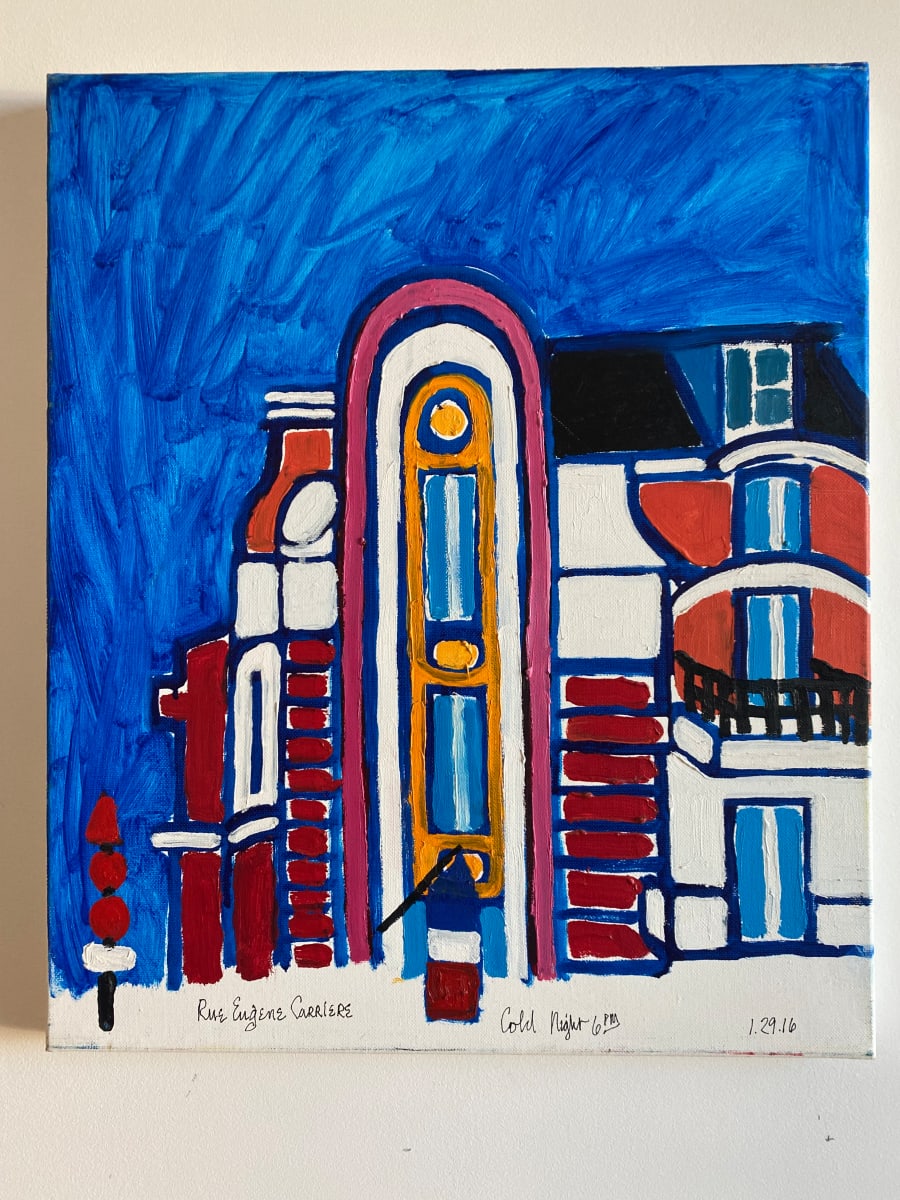 Rue Eugene Carriere by Augustine Blaisdell 