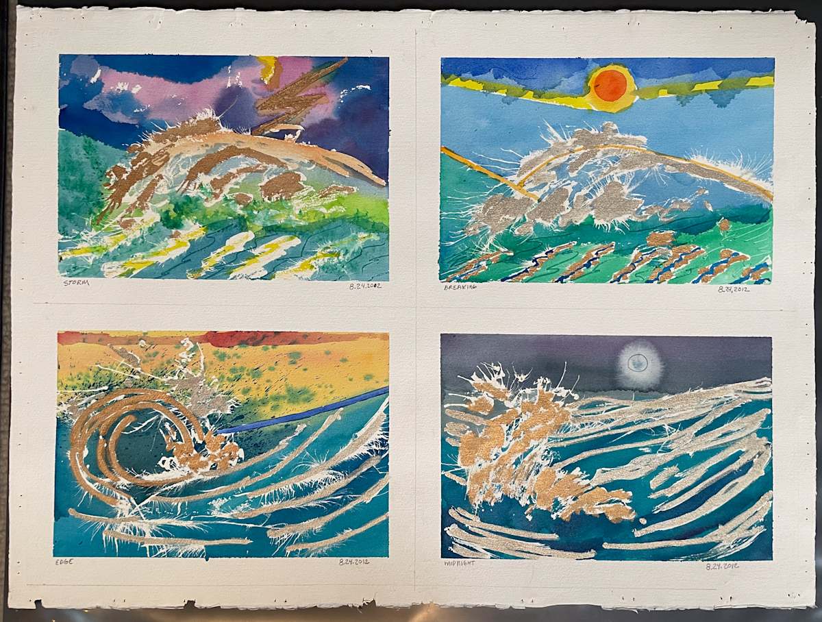 Storm / Breaking / Edge / Midnight by The Estate of Don Blaisdell 