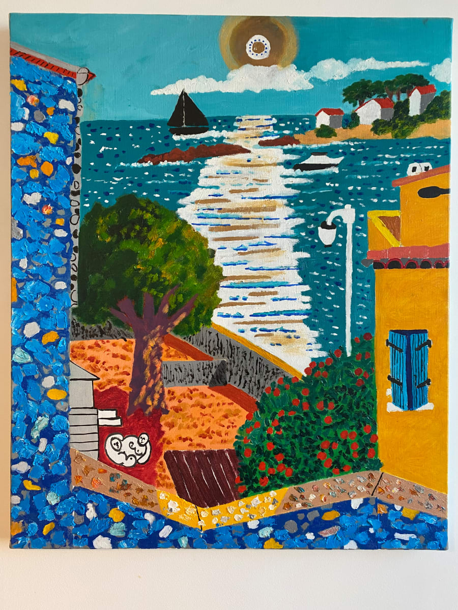 View from rue du Bateau by Augustine Blaisdell 