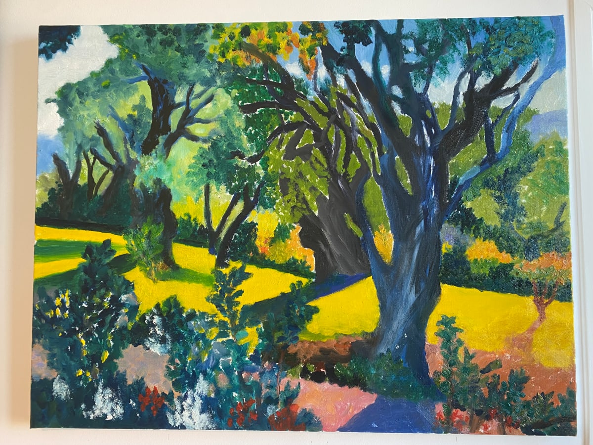 Renoir's Garden Landscape by Augustine Blaisdell 