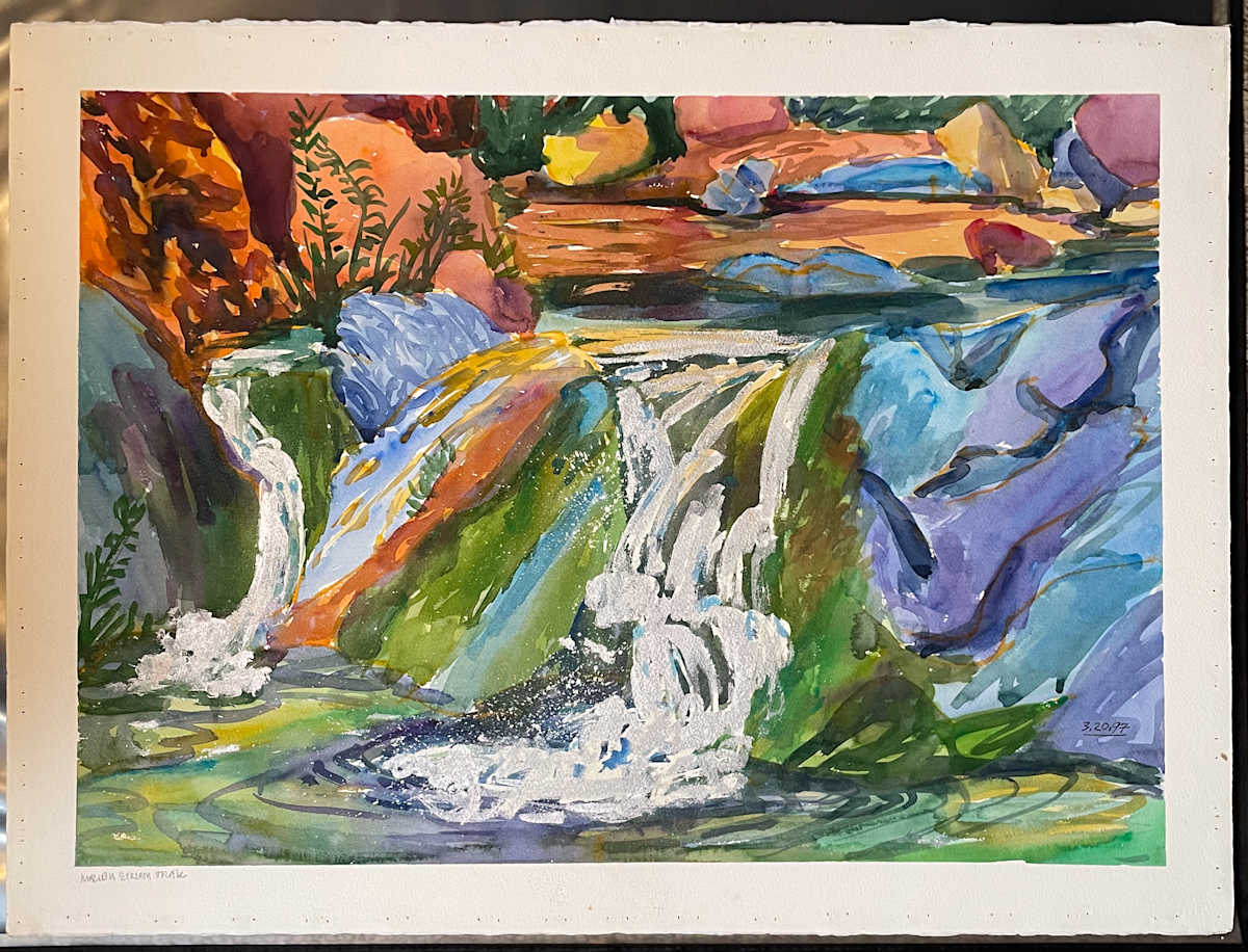 Malibu Stream Trail by The Estate of Don Blaisdell 