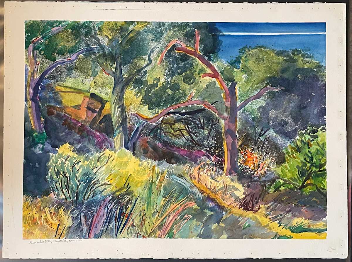 Resurrection Tree, Charmlee, Malibu by The Estate of Don Blaisdell 