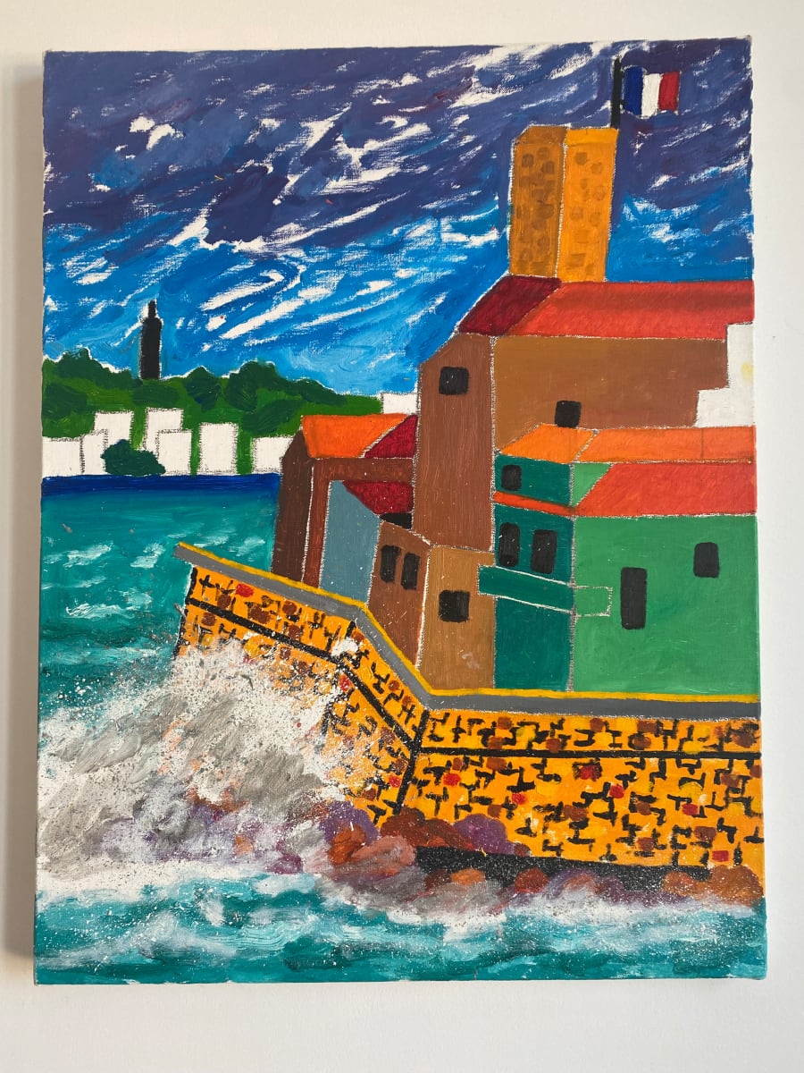 Antibes Picasso Side View by Augustine Blaisdell 