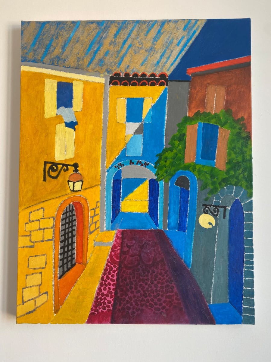 Abstract Street Bridge Over Street by Augustine Blaisdell 