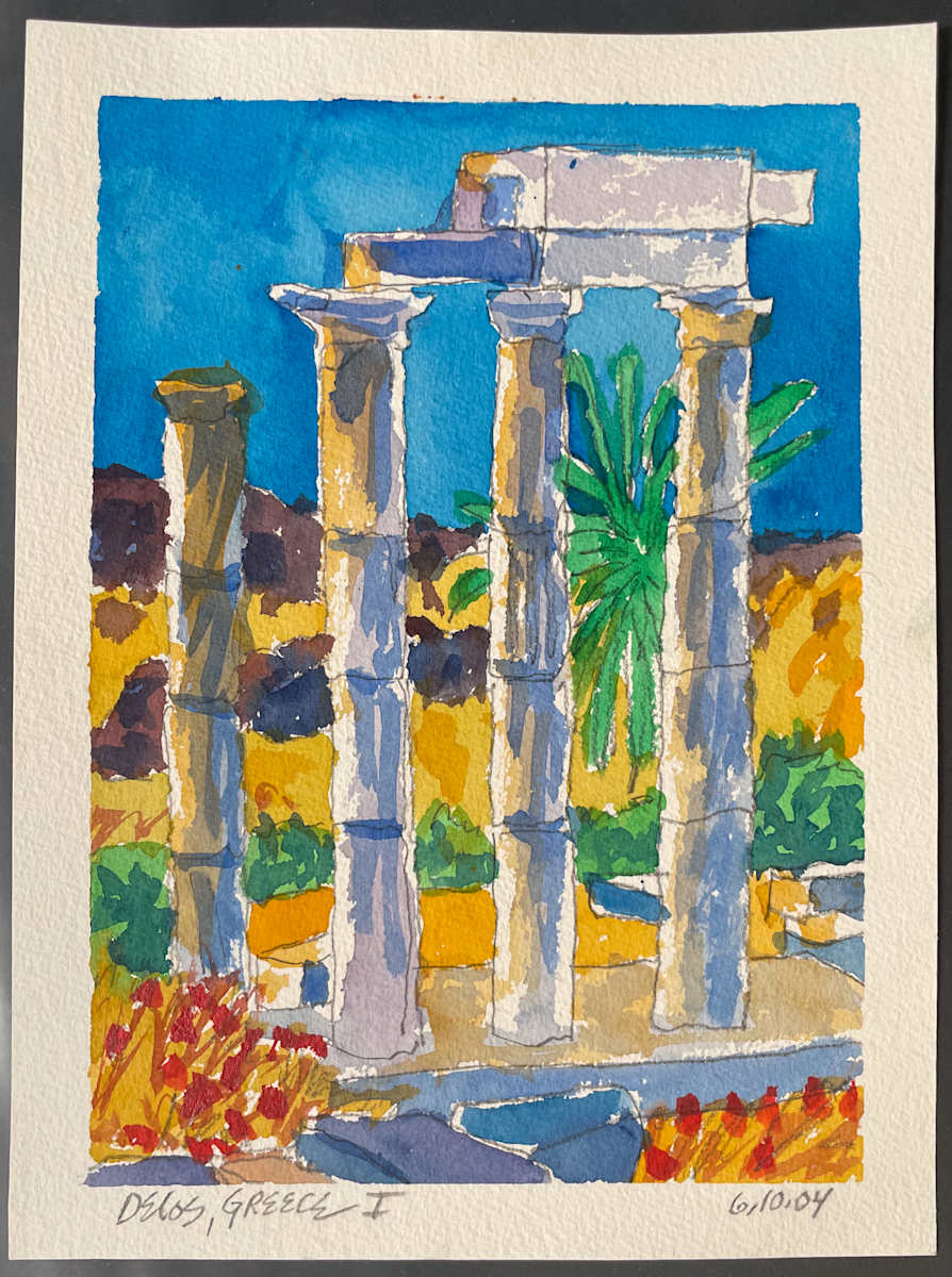 Delos Greece, I by The Estate of Don Blaisdell 