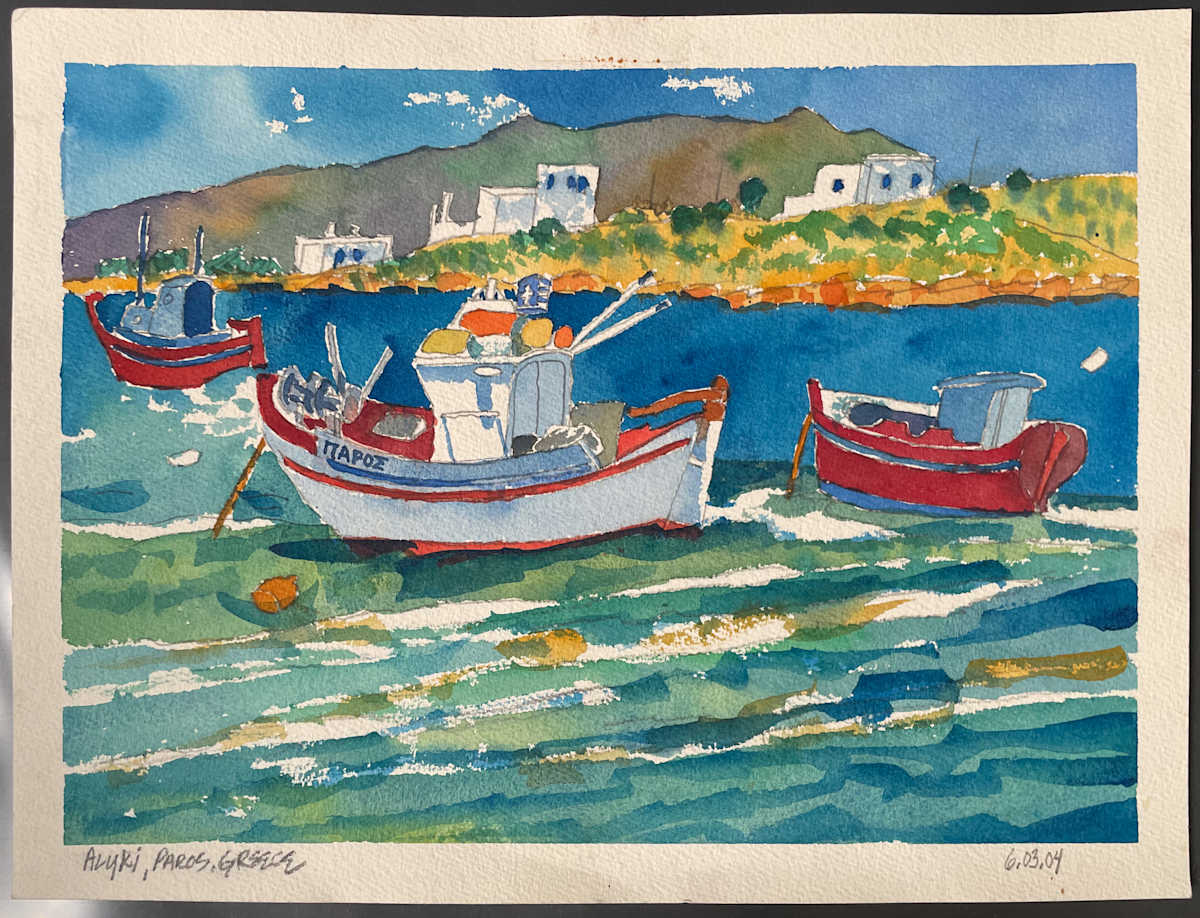 Alyki, Paros, Greece by The Estate of Don Blaisdell 
