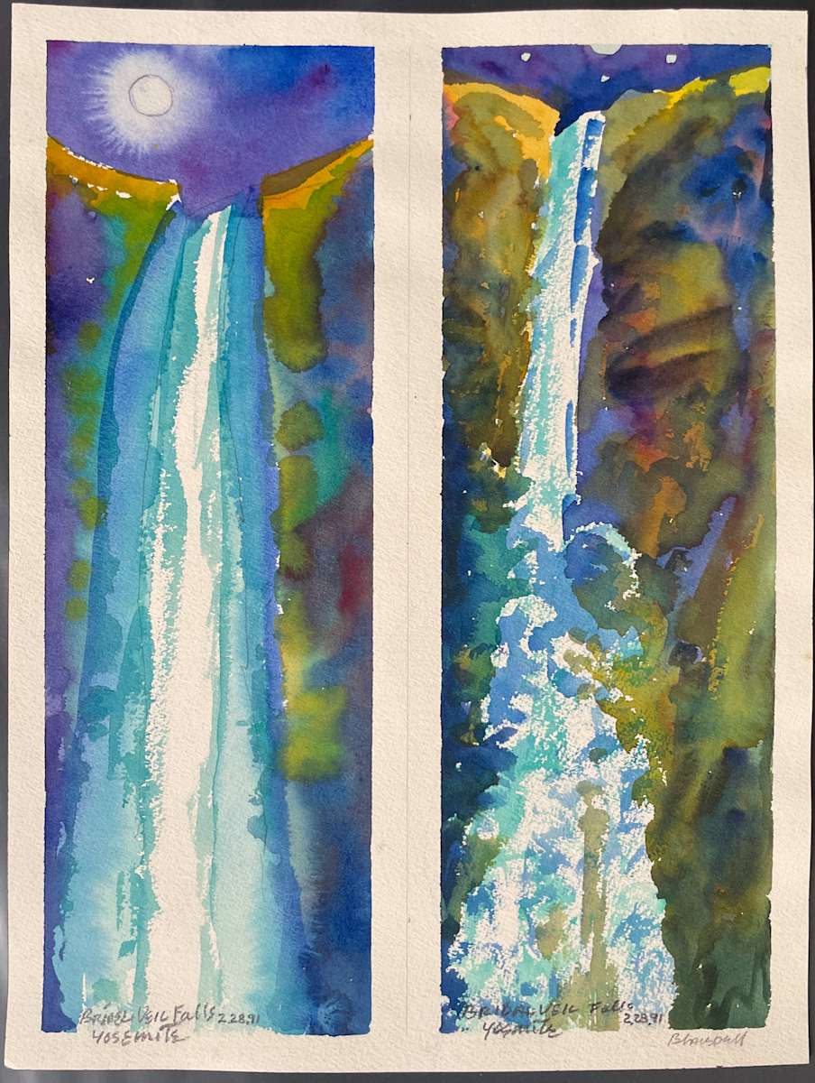 Bridal Veil Falls, Yosemite by The Estate of Don Blaisdell 