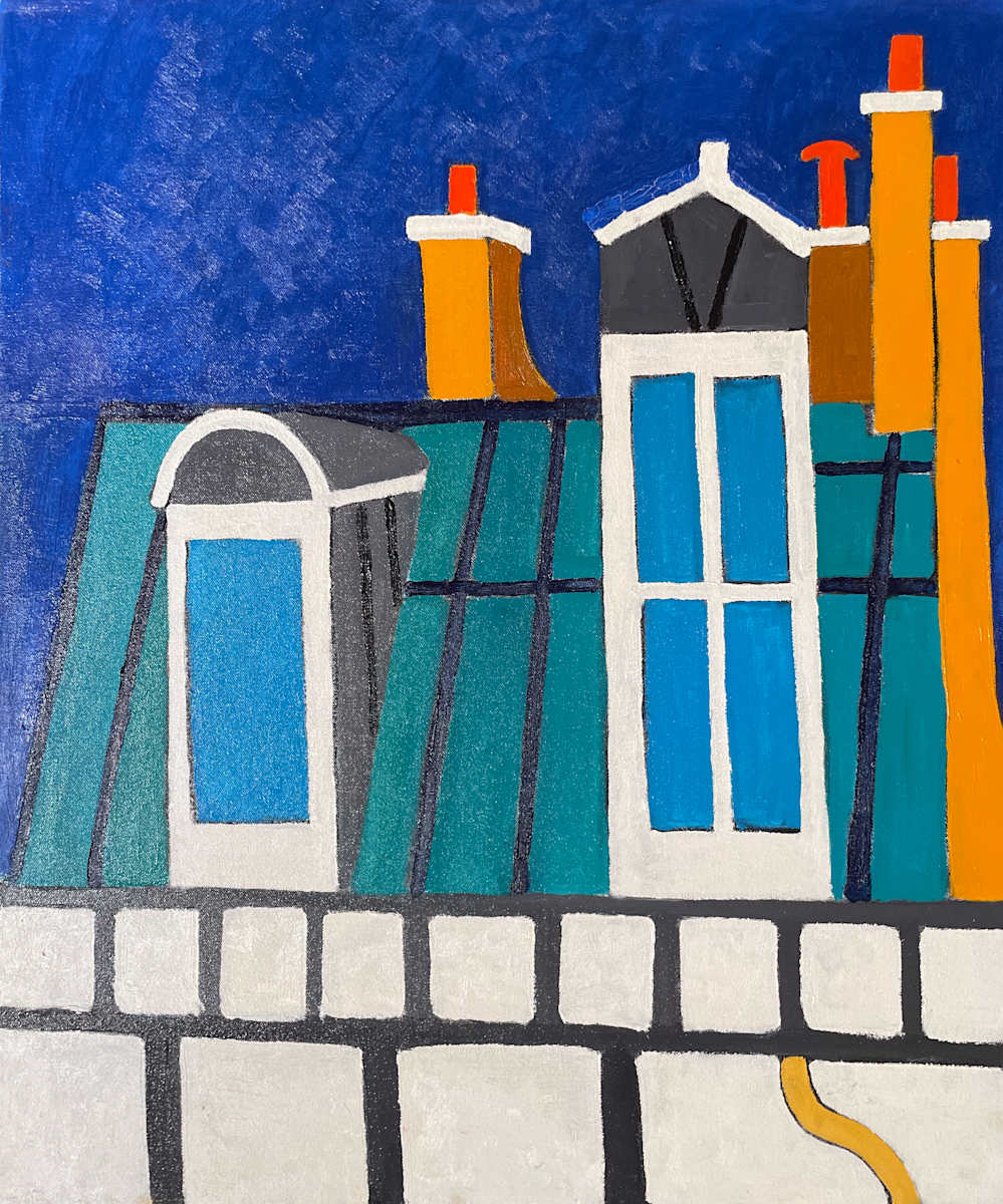 Untitled (Montmartre Rooftop) by The Estate of Don Blaisdell 