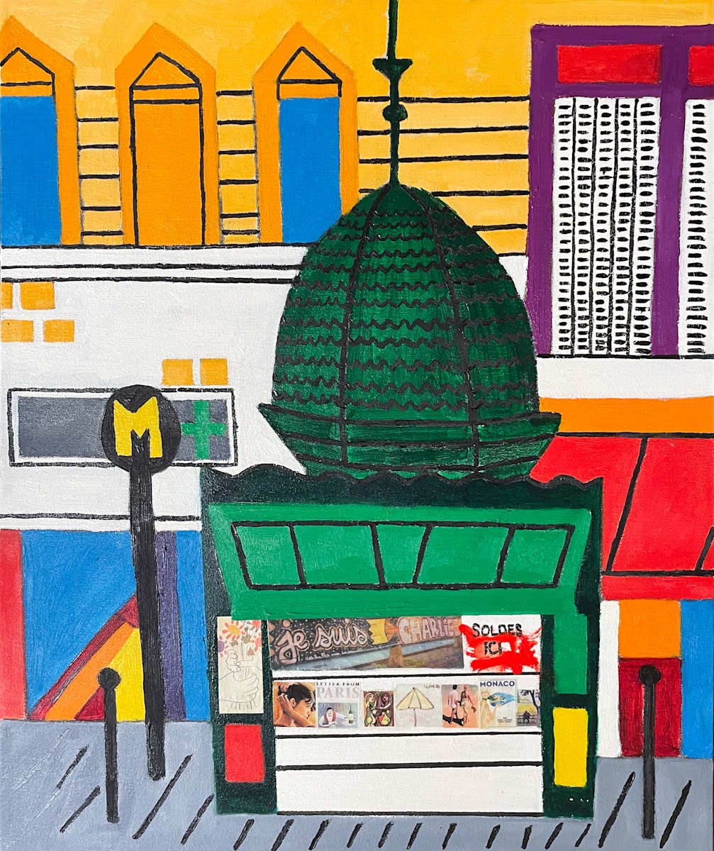 Montmartre Kiosk by The Estate of Don Blaisdell 