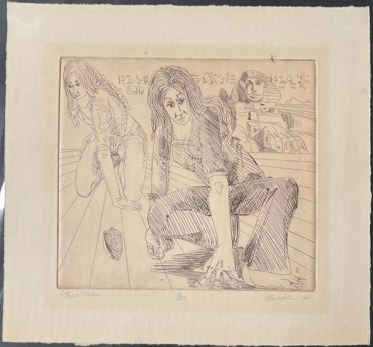 Three Sisters, edition 1/20 by The Estate of Don Blaisdell 