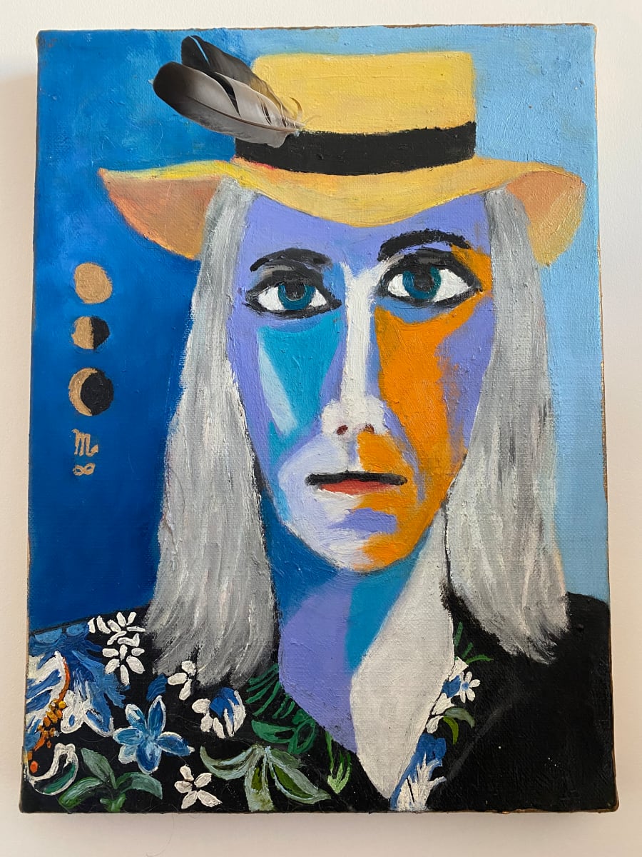 Self Portrait by Augustine Blaisdell 