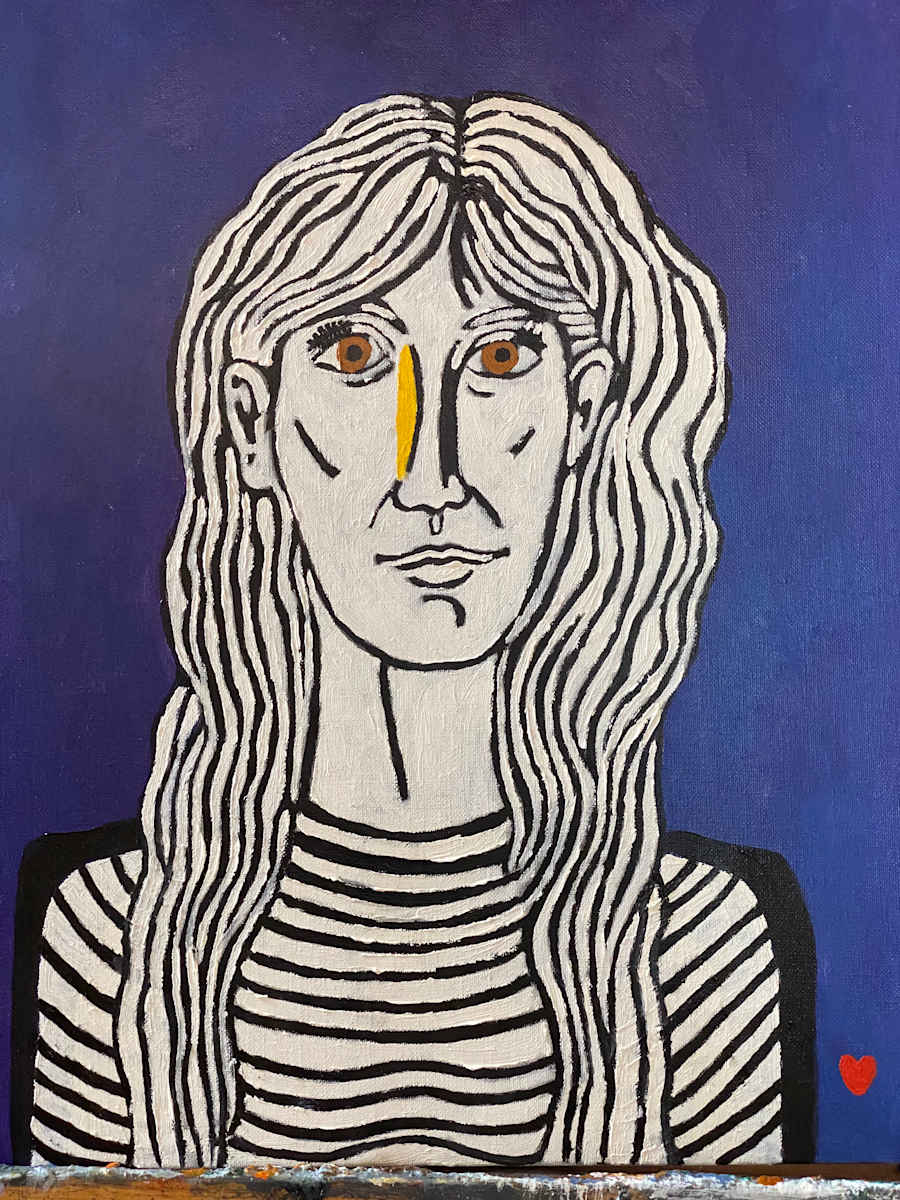 Karen in Stripes by The Estate of Don Blaisdell 