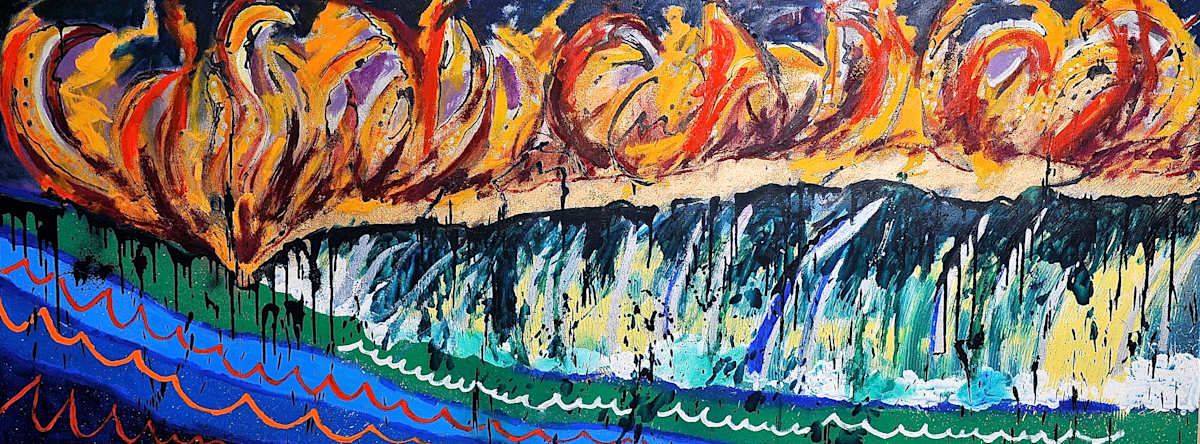 Fire Wave by The Estate of Don Blaisdell 