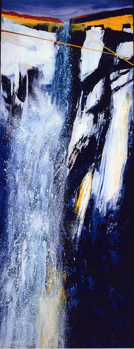 Winter Bridal Falls by The Estate of Don Blaisdell 