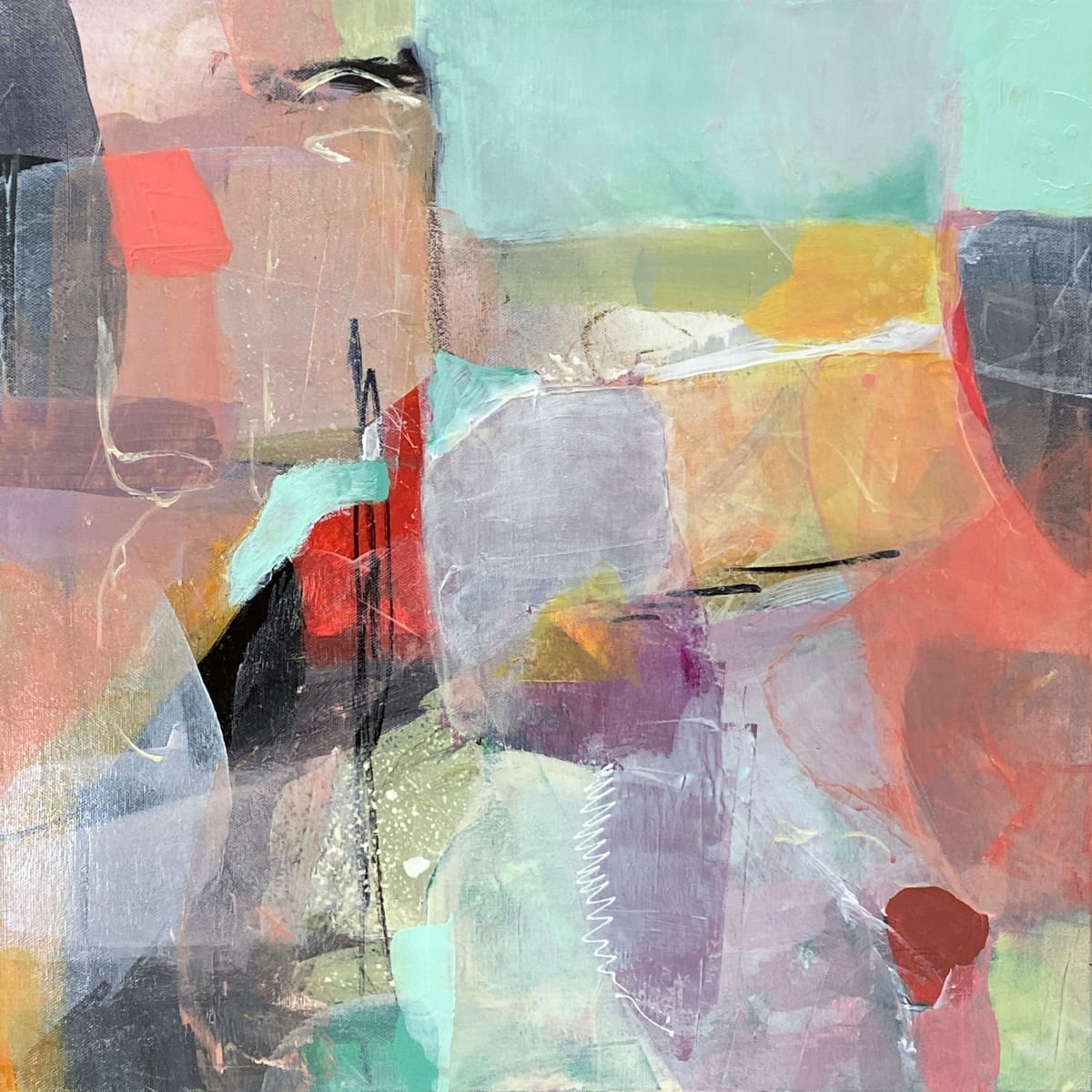 Spring sleeps under its winter blanket by Patricia Sandberg 