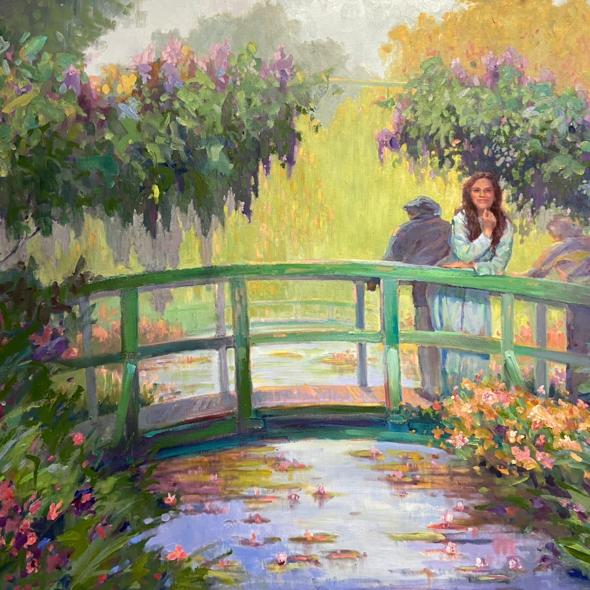 Moment  at Monet's Garden by Linda Richichi  Image: A Monet Moment (this was the first title)