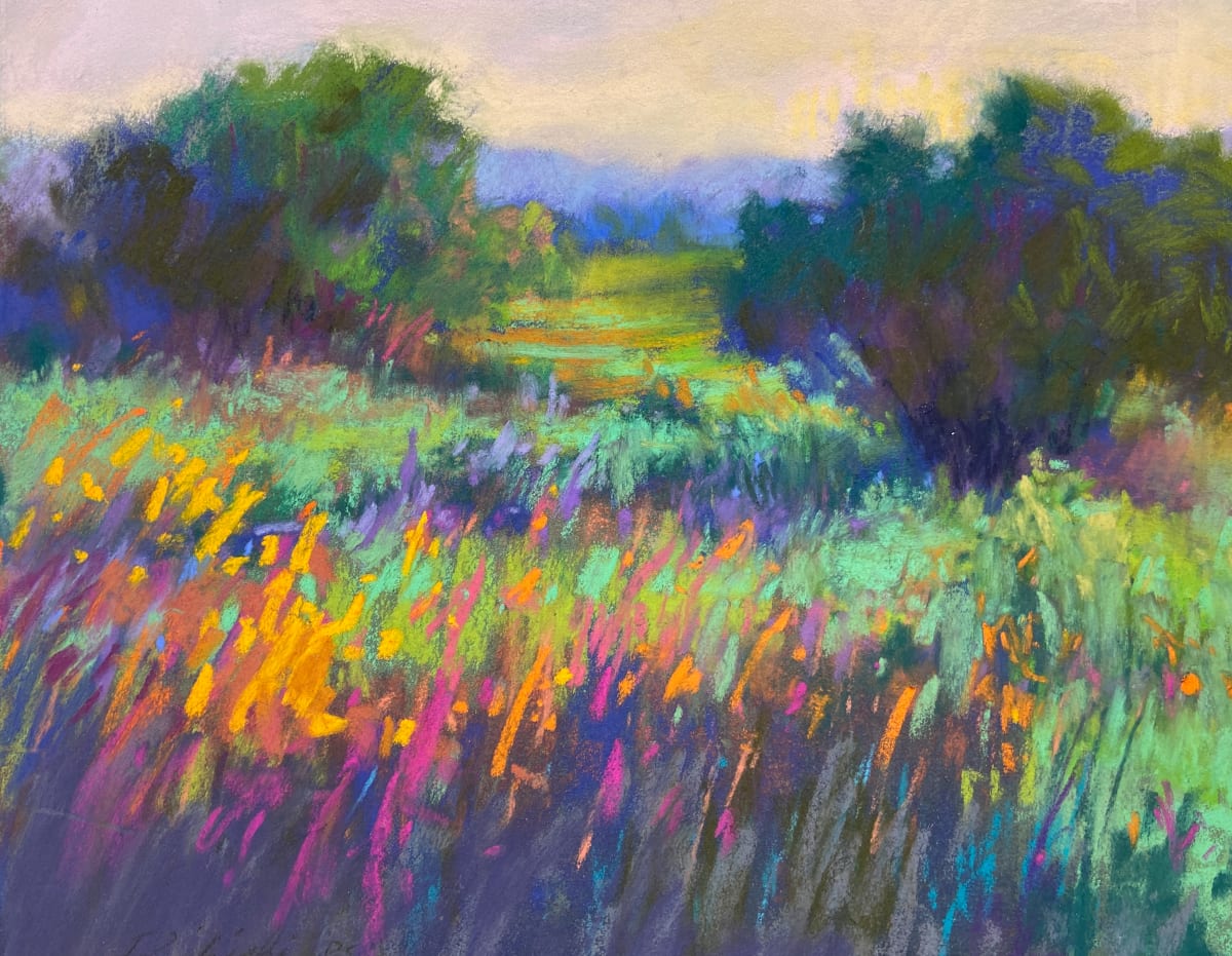 Orange Lights in Celery Fields by Linda Richichi 