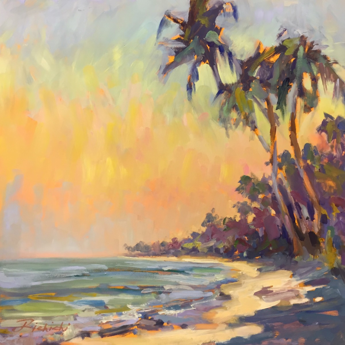 Beach Palms by Linda Richichi 