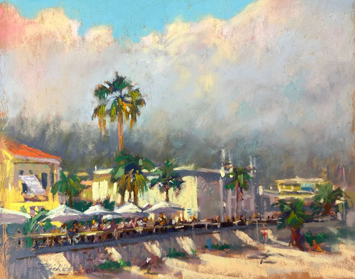 Sunlight on the Cote d’ Azur by Linda Richichi 