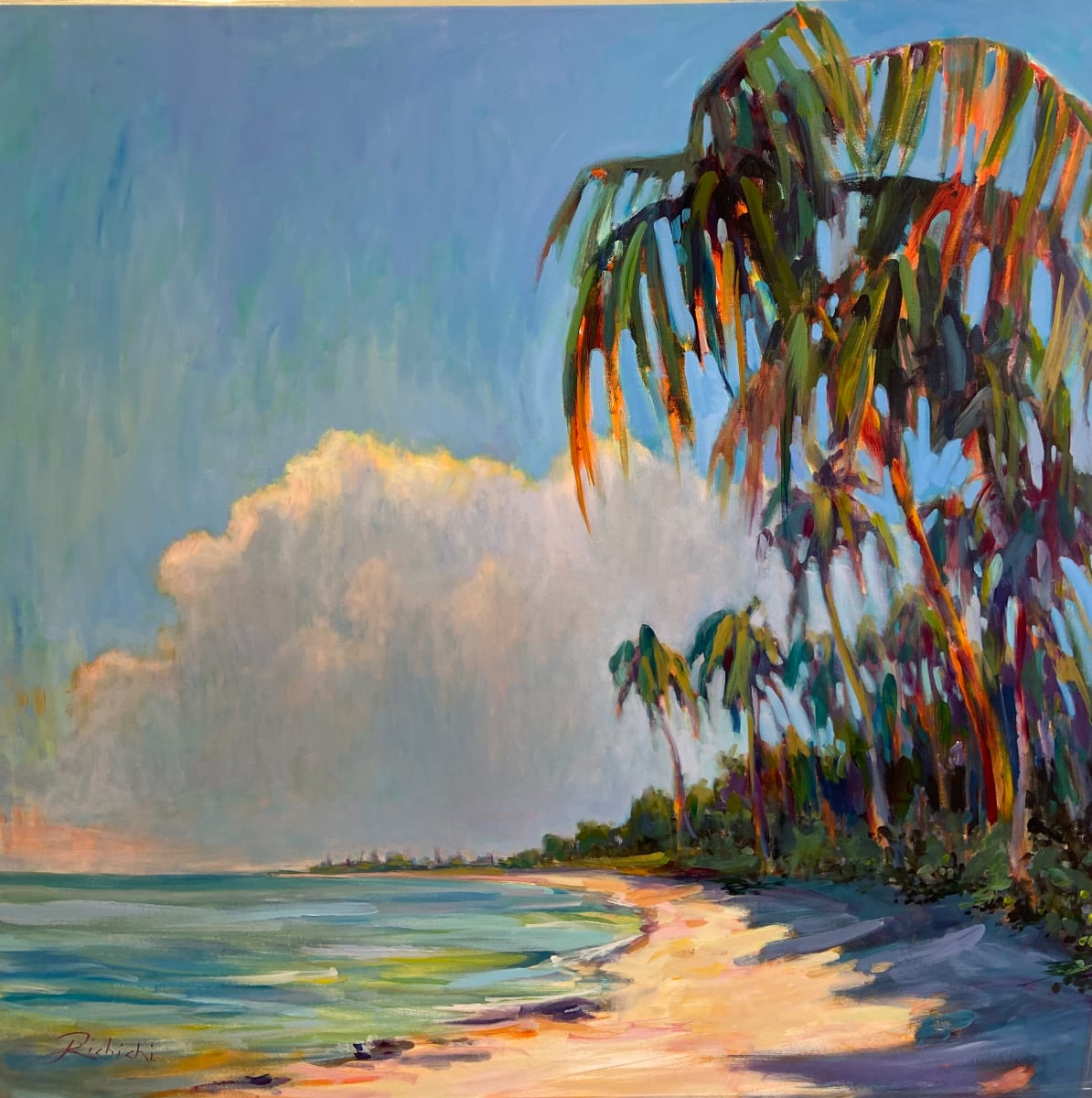 Inviting Beach Path by Linda Richichi 