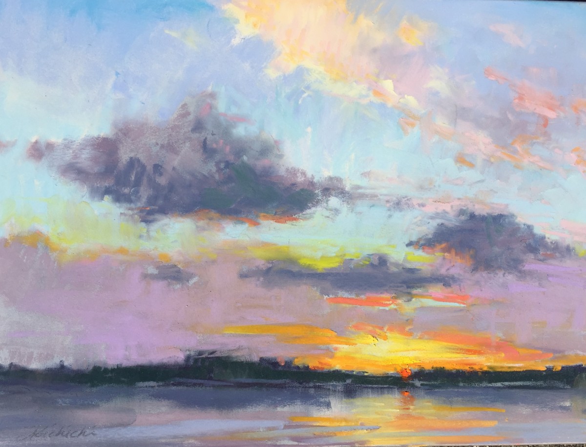 Enjoying the Sunset by Linda Richichi 