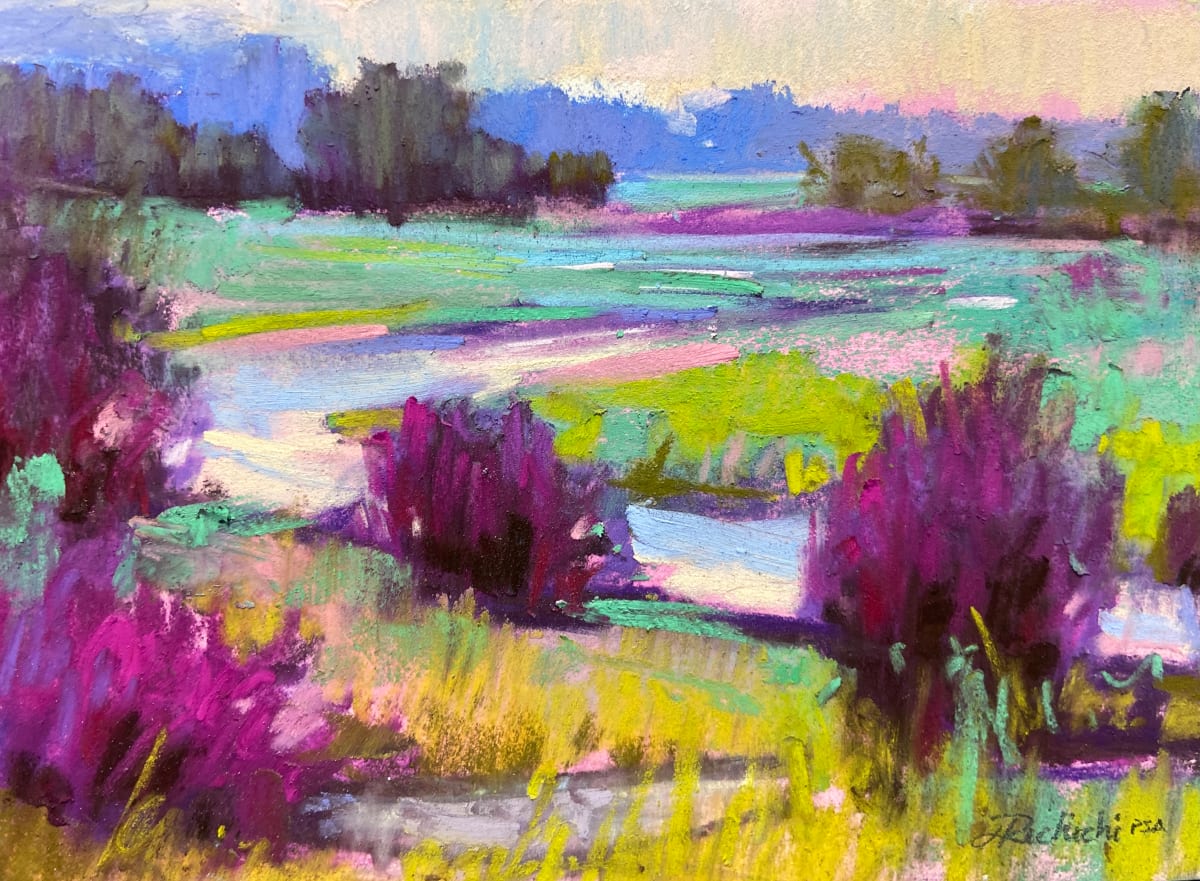 Wetland Magenta by Linda Richichi 