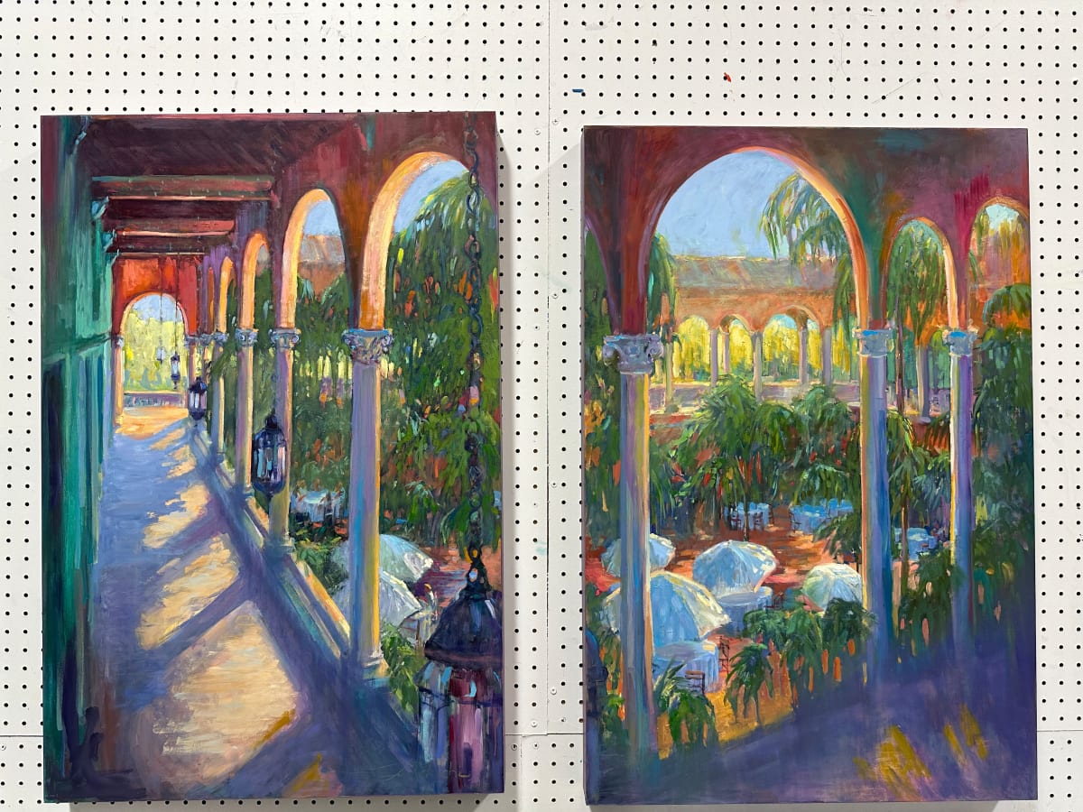 Biltmore Light Diptych by Linda Richichi 