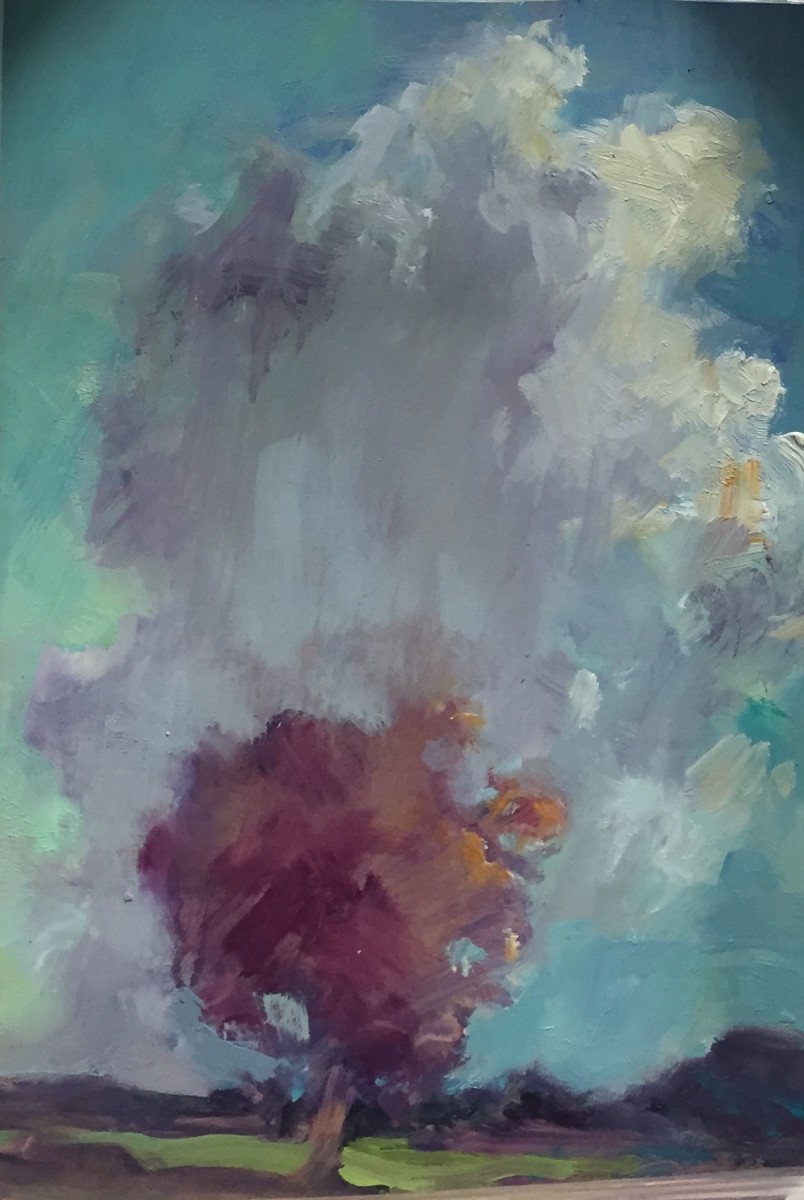 Above and Behind Me by Linda Richichi 