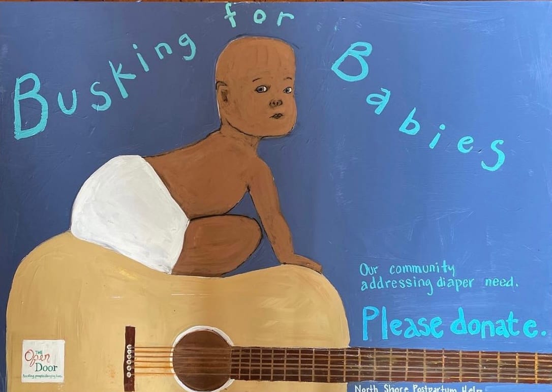 Busking for Babies by Jeanne Carey  