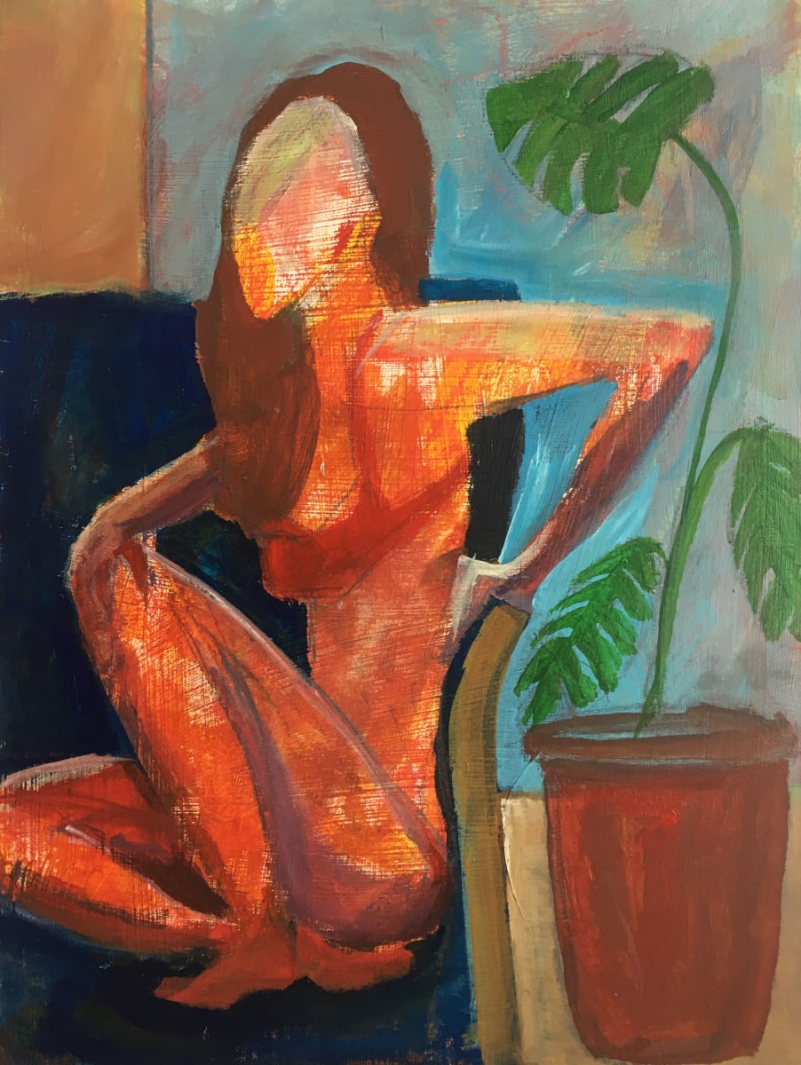 Figure and Houseplant 