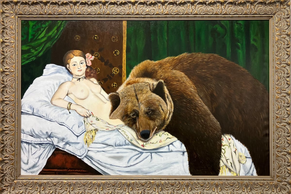 Olympia and the Bear by Philippe Walker 