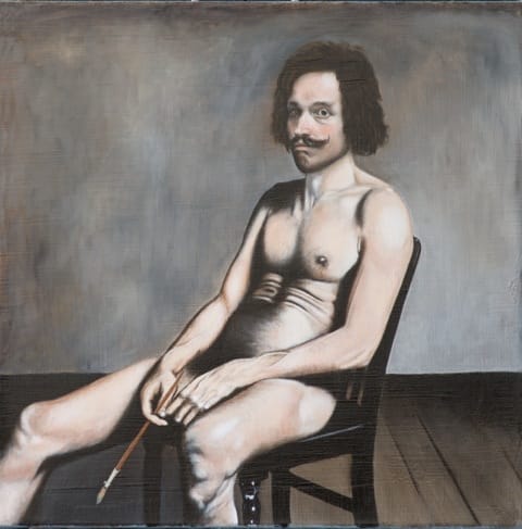 NAKED VELAZQUEZ by Philippe Walker  Image: A vision of a somewhat depressed Velazquez