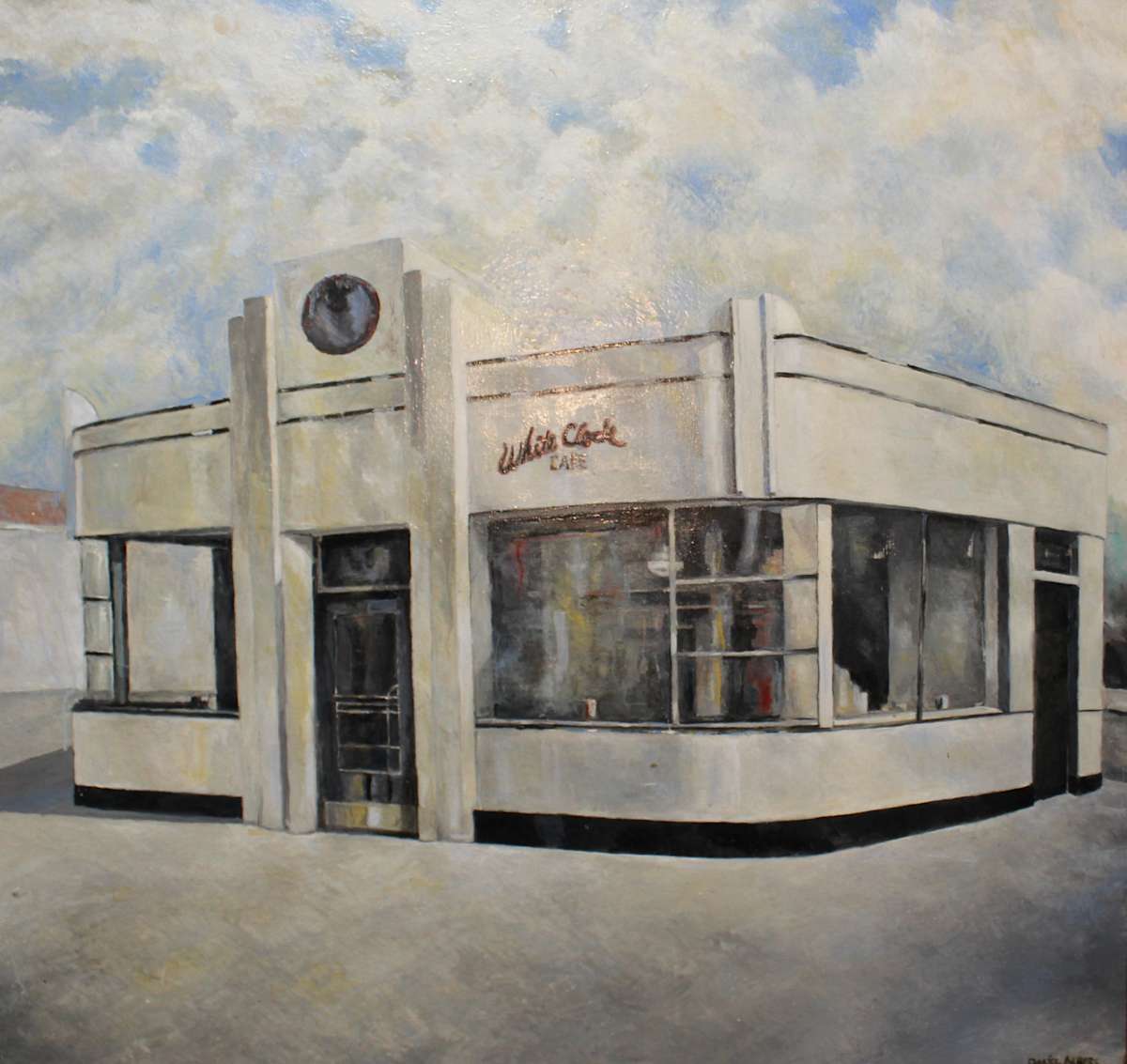 White Clock Diner by Daniel Albers  Image: White Clock Diner