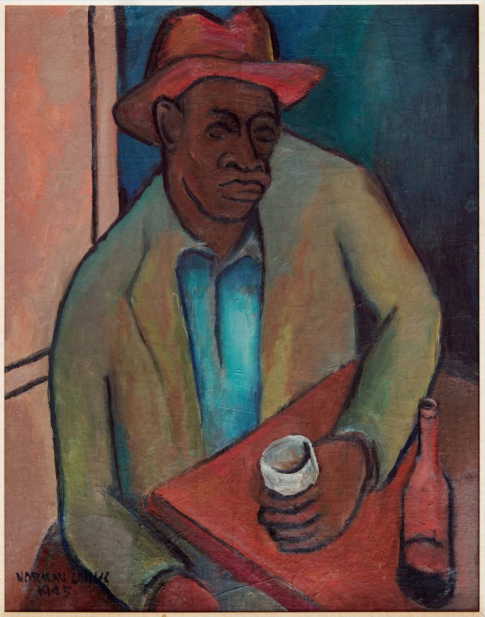 Untitled Seated Male by Norman Lewis, Image 1.