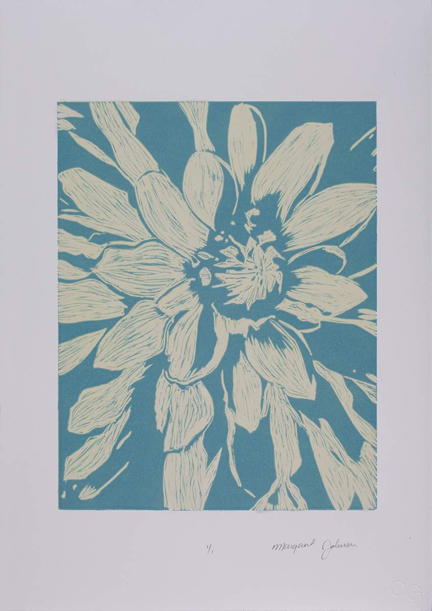 Dahlia III by Margaret Galvin Johnson 