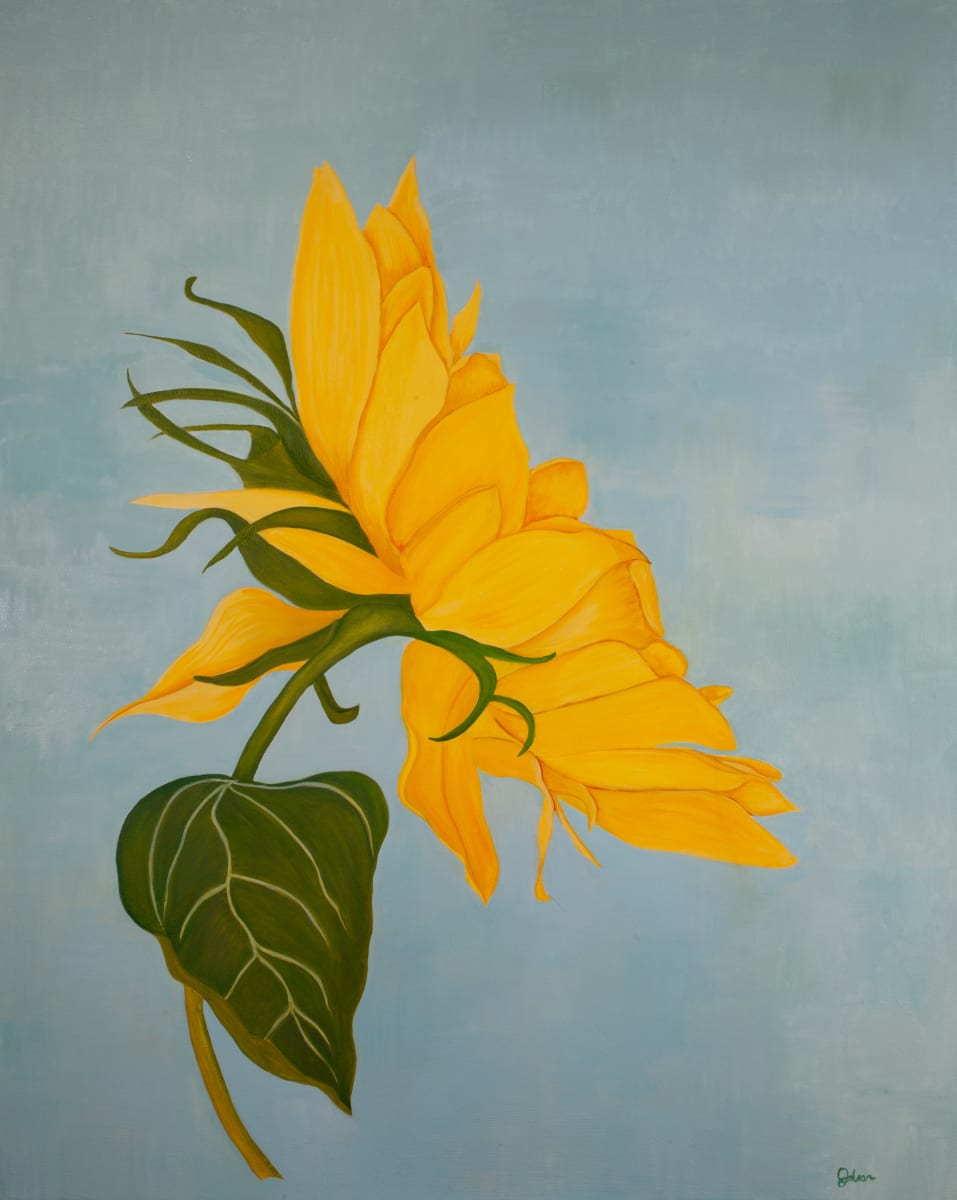 Hope by Margaret Galvin Johnson  Image: Sunflower Side View