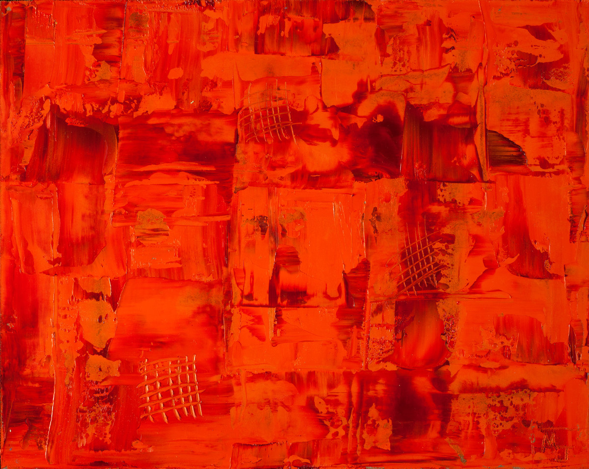 Oil in Orange by Margaret Galvin Johnson 