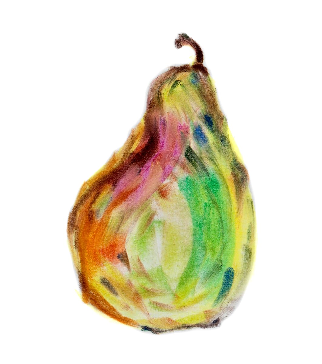 Pear Study II by Margaret Galvin Johnson  Image: Pear Study II