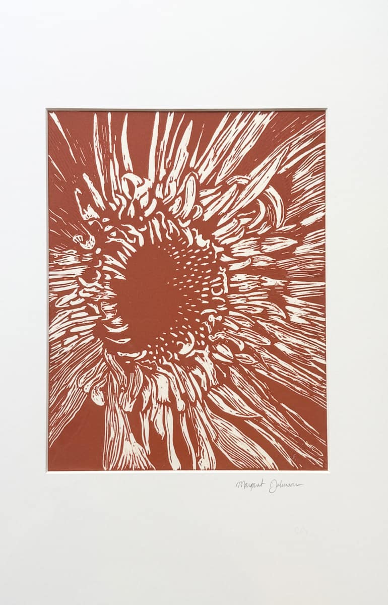 Red Chrysanthemum by Margaret Galvin Johnson, Image 1.