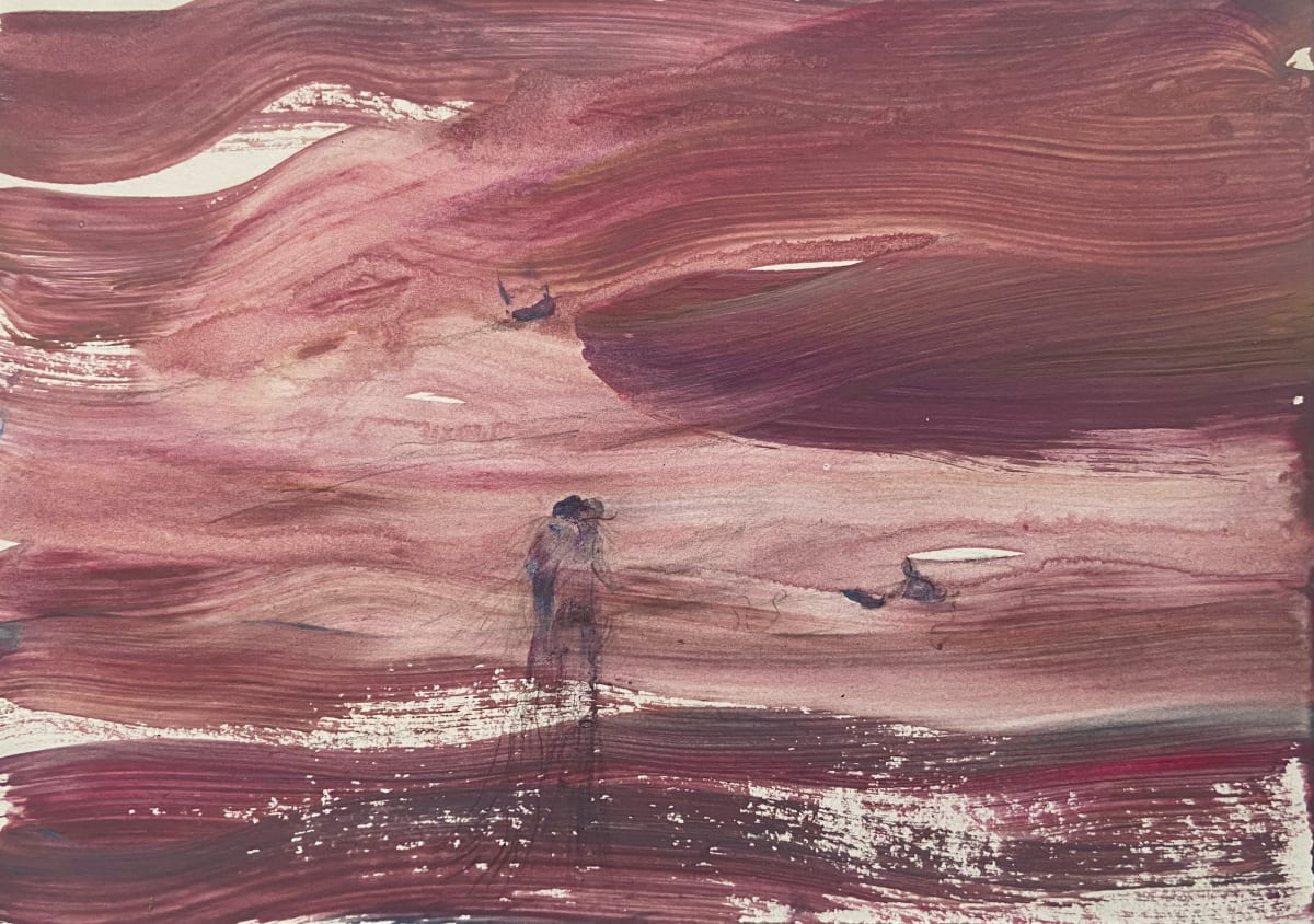 My ghost paints the sky by Nicole Sylvia Javorsky 
