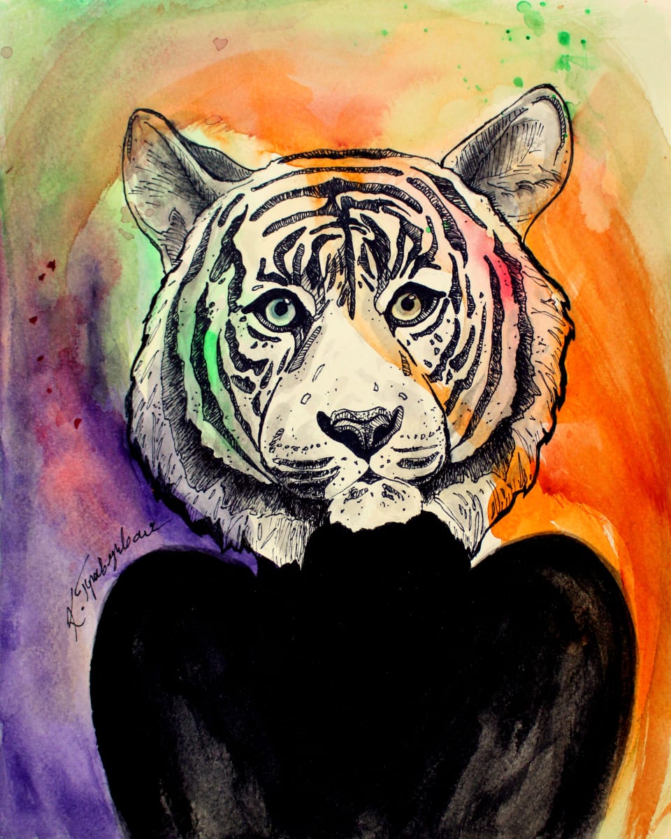 Endangered Tiger by Katerina Pravda 