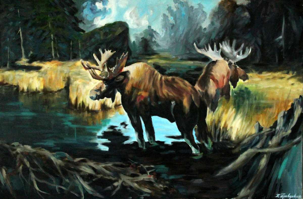 The Majestic Moose by Katerina Pravda, Image 1.
