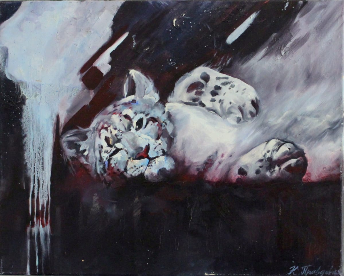The Spellbinding Snow Leopard by Katerina Pravda, Image 1.
