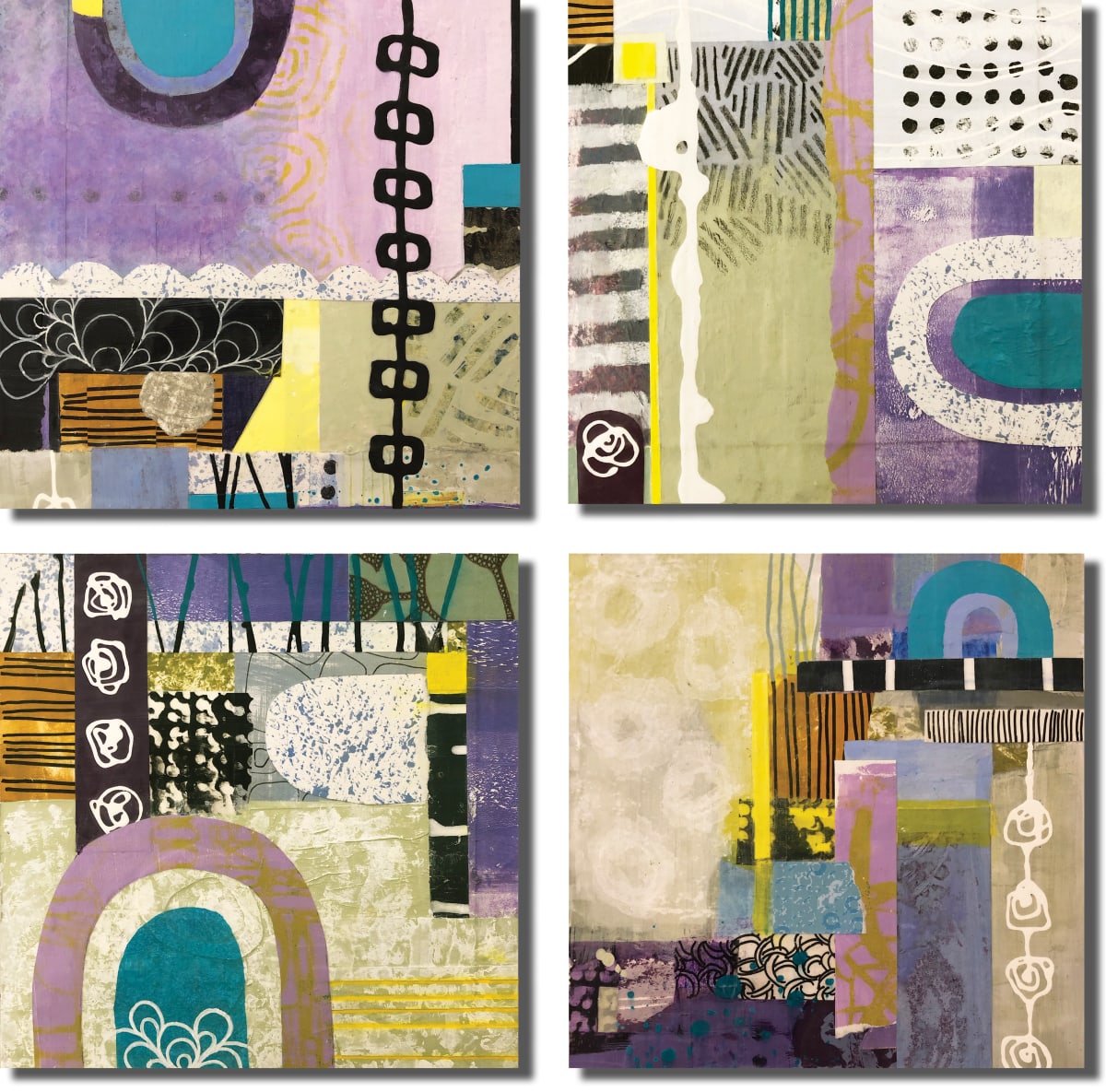 Arches by Kathy Ferguson  Image: 4 painting set