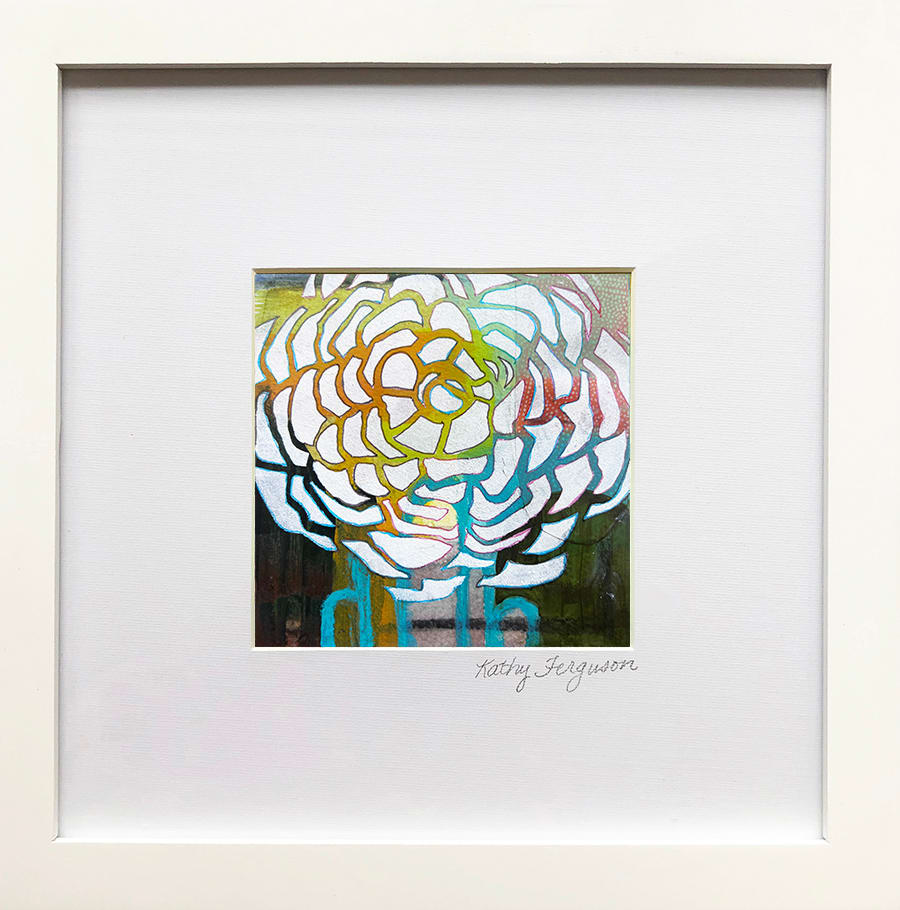Bloom by Kathy Ferguson  Image: Framed and matted behind glass