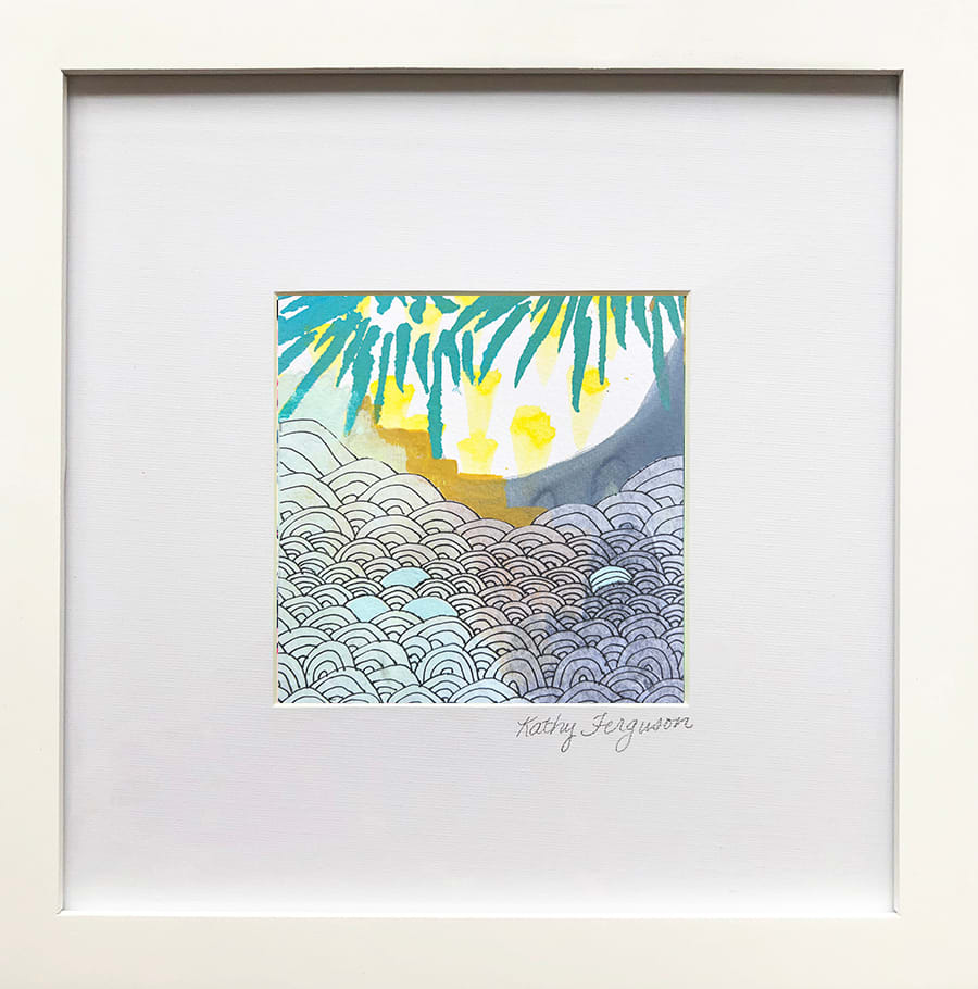 Field by Kathy Ferguson  Image: Framed and matted behind glass