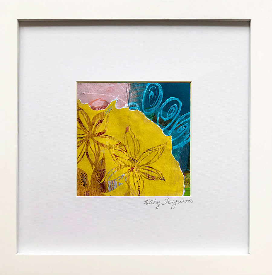 Lilies by Kathy Ferguson  Image: Framed and matted behind glass