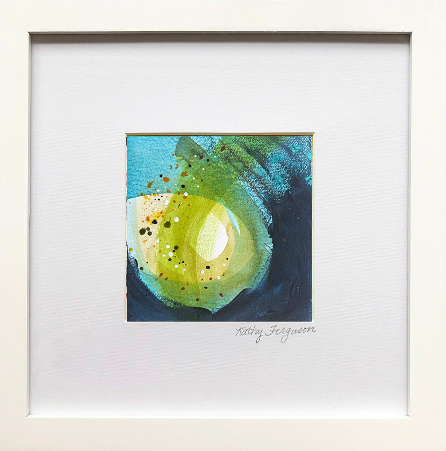 Teardrop by Kathy Ferguson  Image: Framed and matted under glass