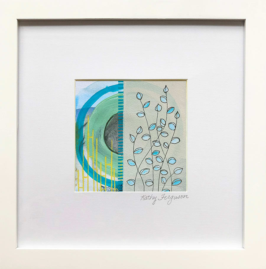 Vines by Kathy Ferguson  Image: Framed and Matted behind Glass