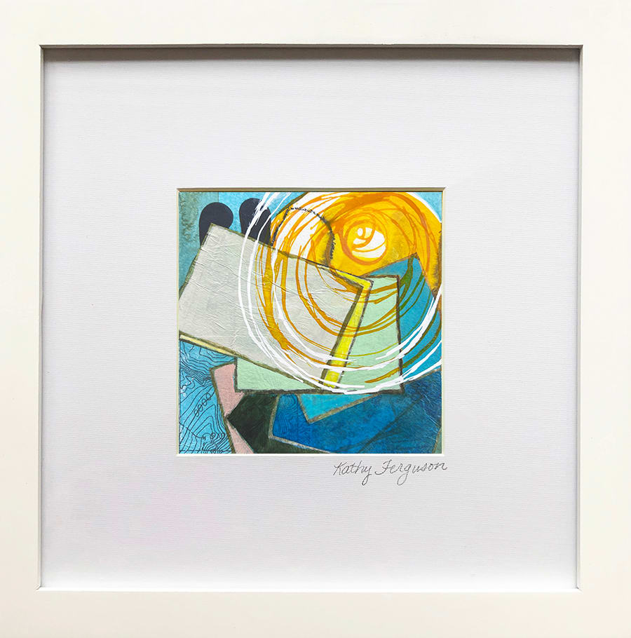 Whirlpool by Kathy Ferguson  Image: Framed and Matted under glass
